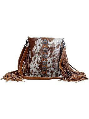 Genuine Leather Fringe Purse - Boho Western Style Bag for Women, Cowgirl Gift